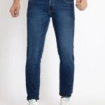 Mens Slim Fit Light Washed Denim