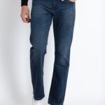 Mens Solid Straight Fit Denim