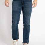 Mens Straight Fit Washed Denim