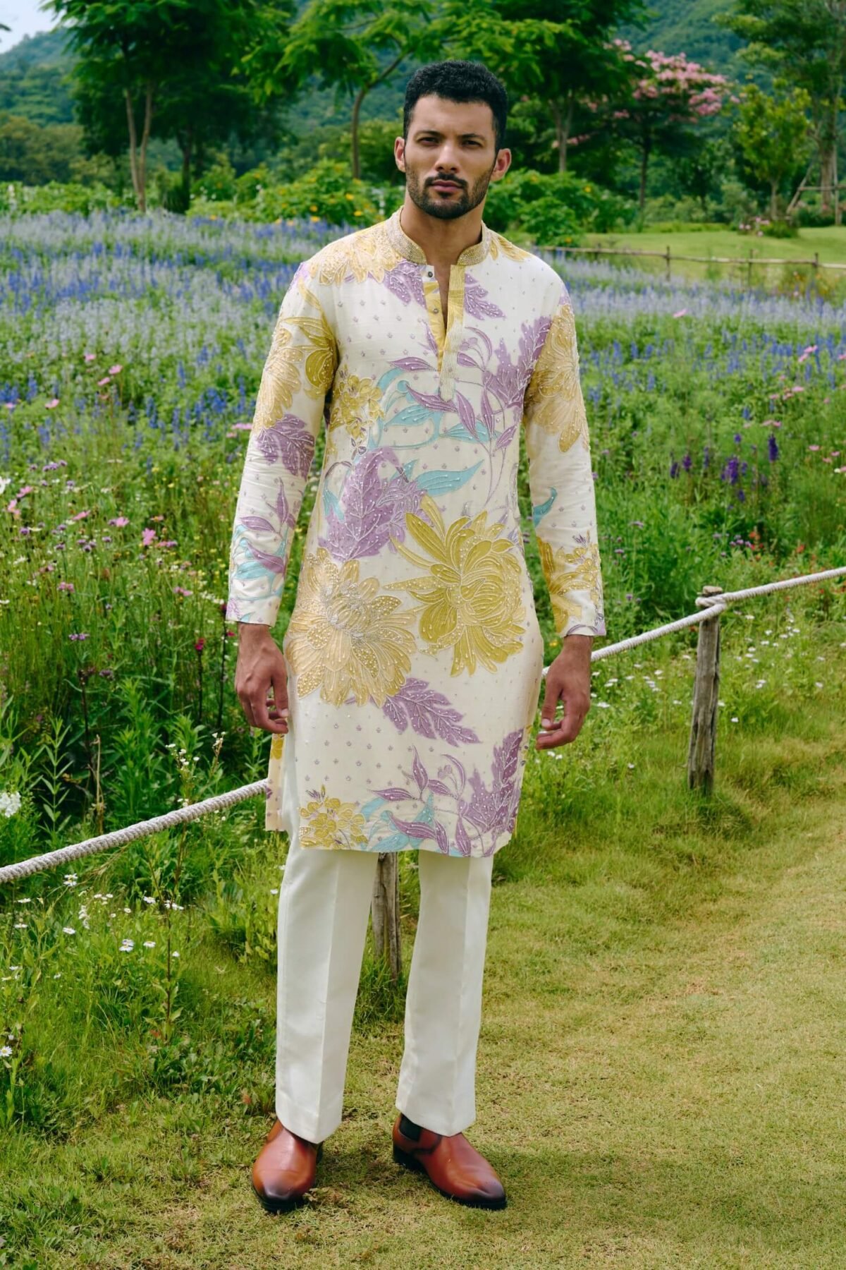 Damian ivory kurta and pant