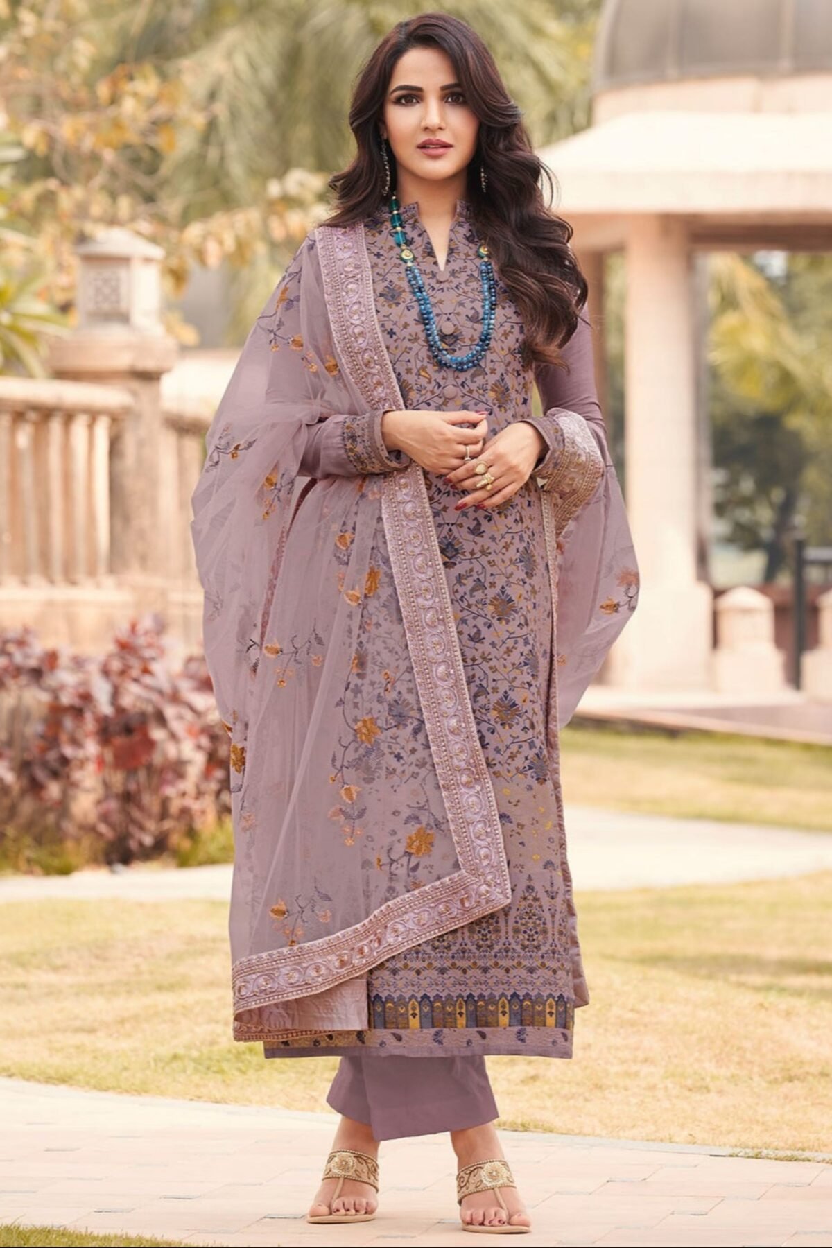Purple Salwar Kameez For  Occasions