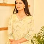 Yellow Muslin Kurta Set With Lace Work