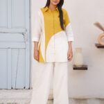 Mustard Yellow Cotton Slub Co-Ord Set