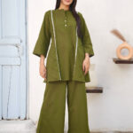 Moss Green Cotton Co-Ord Set