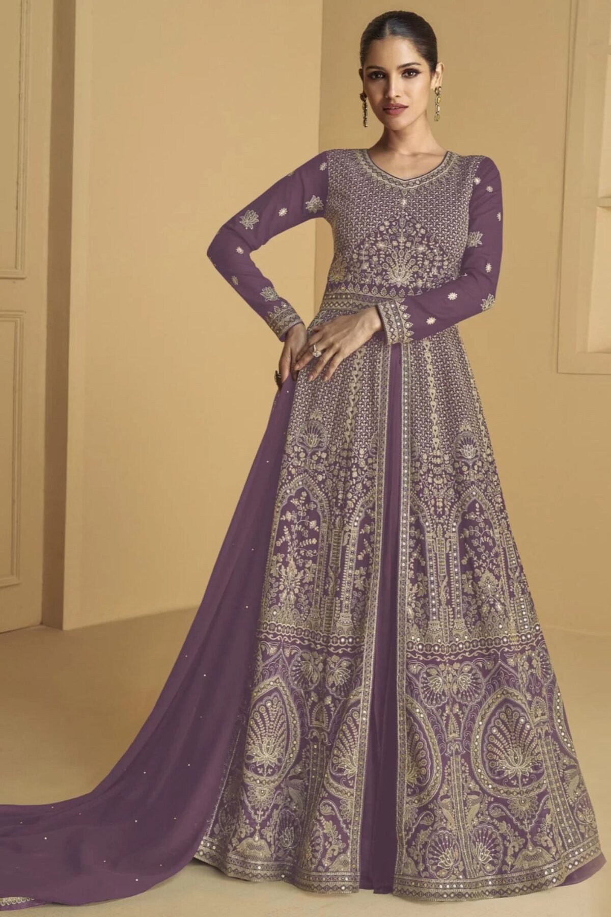 Anarkali Dress Women Wedding Party Wear Dupatta Gown Suit