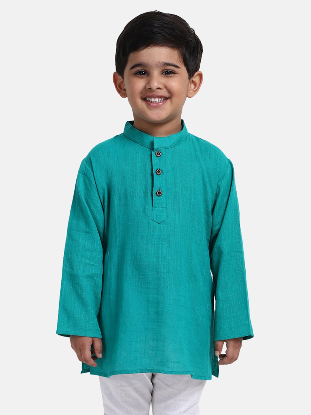 Fast Wear Boys Slub Cotton Kurta Pajama