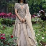 Noor-e-zar jadau lehenga set