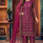 Purple Salwar Kameez Online USA for Party & Festive