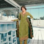 Pistachio Green Salwar Kameez With Dupatta For Wedding Reception