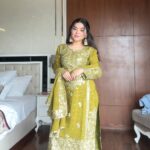 Chinon Kurti Set with Sequin Embroidery