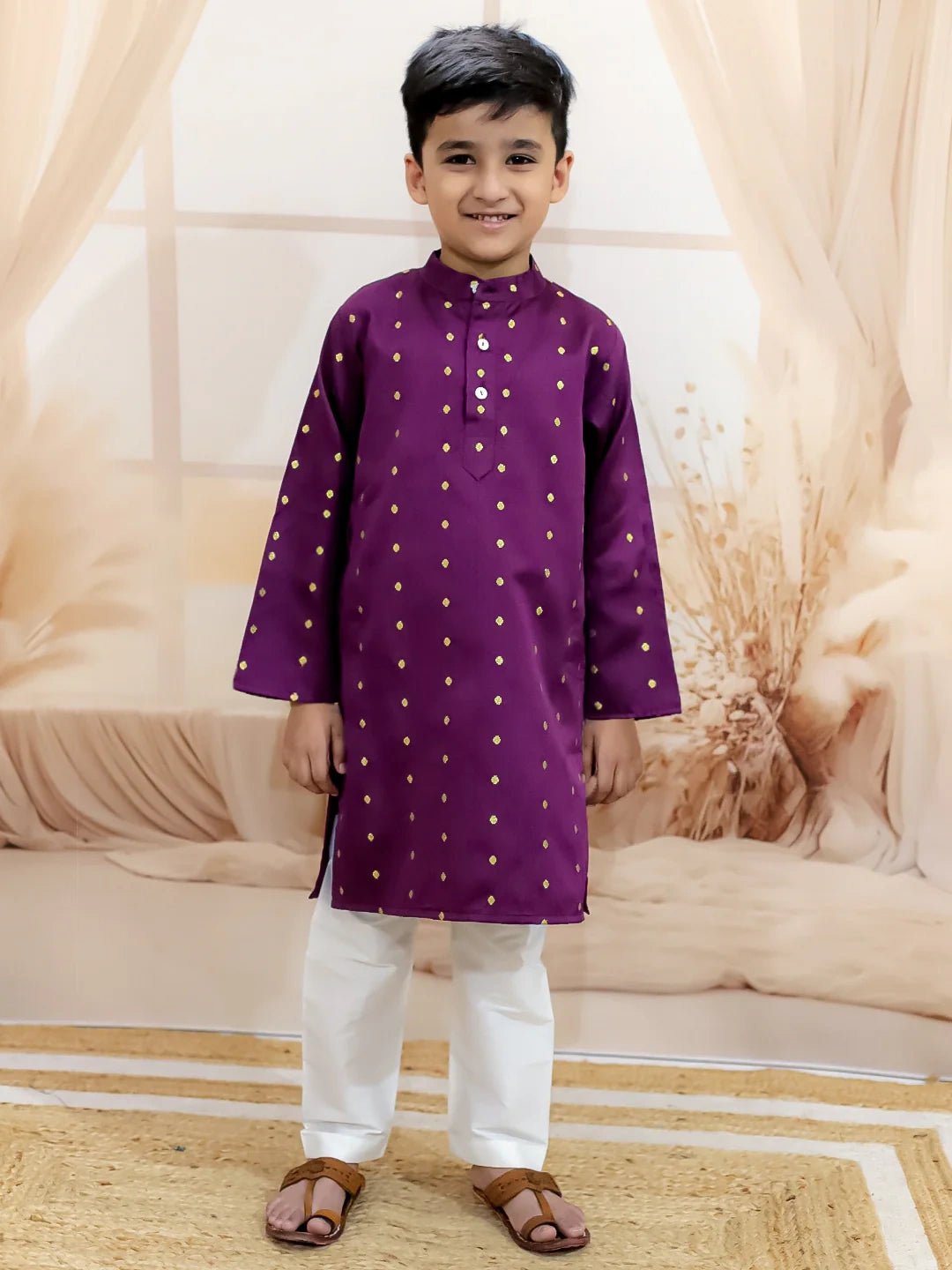Fast Wear Malang zari kurta Pyjama Set For Boys