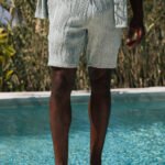 Wave Shorts in Sage