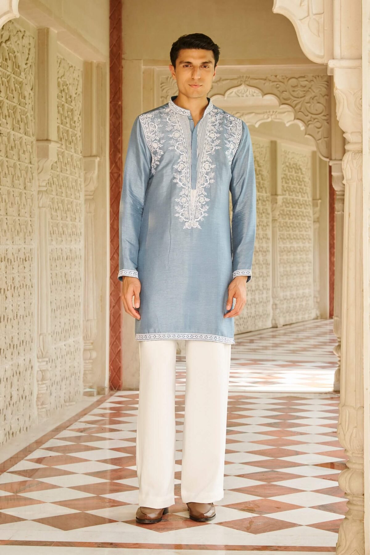 Maaya sky blue kurta and pants