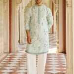 Dilbar pale green kurta and pants