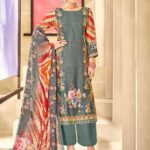 Cotton Designer Bandhani Printed Work Salwar Kameez Suit