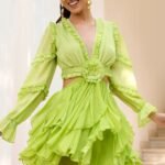Rozy Lime Green dress
