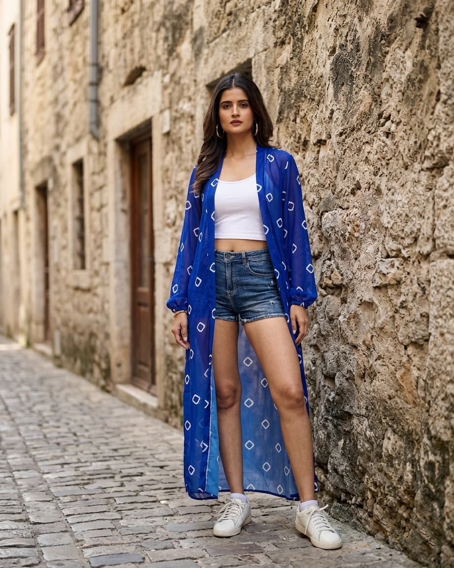 Exclusive Royal Bandhanii Shrug For Women