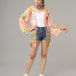 Exclusive Vintage Floral Kimono Shrug For Women