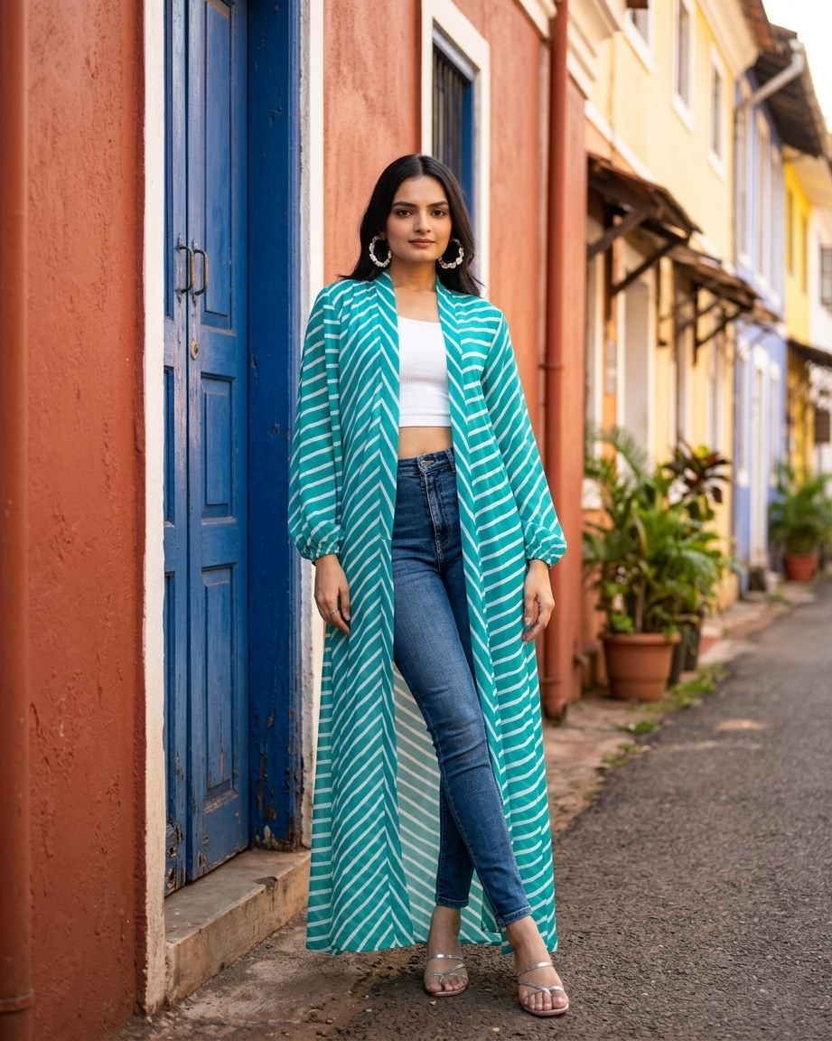 Leheriya Designer Shrug For Woman