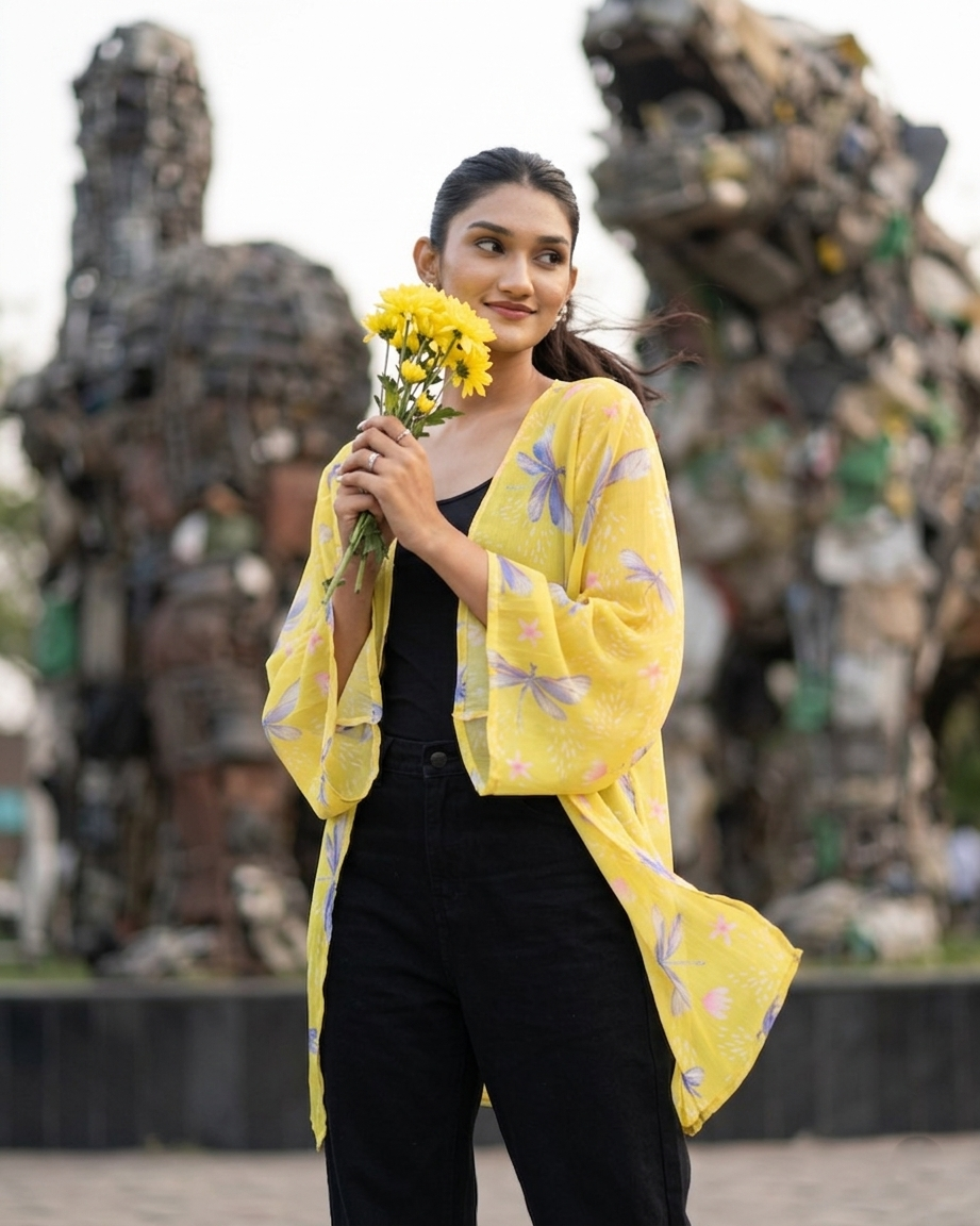 Golden Wing Shrug - Airy Fit, Nature Pop ????