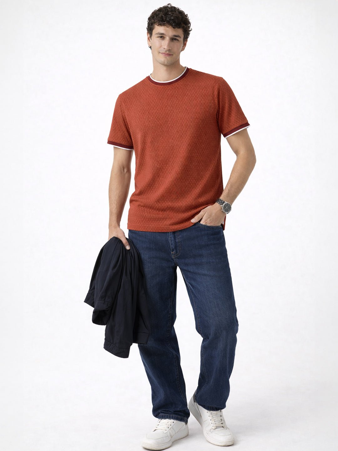 Brickstone Textured Knit T-Shirt