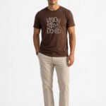 Coffee Brown Graphic T-Shirt