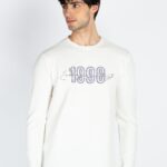 Men Printed Round Neck Full Sleeve T-Shirt
