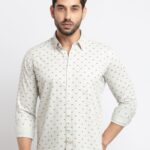 Mens All Over Printed Slim Fit Shirt