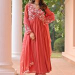 Pink Anarkali Set