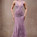 Golden Light Lace Concept Saree