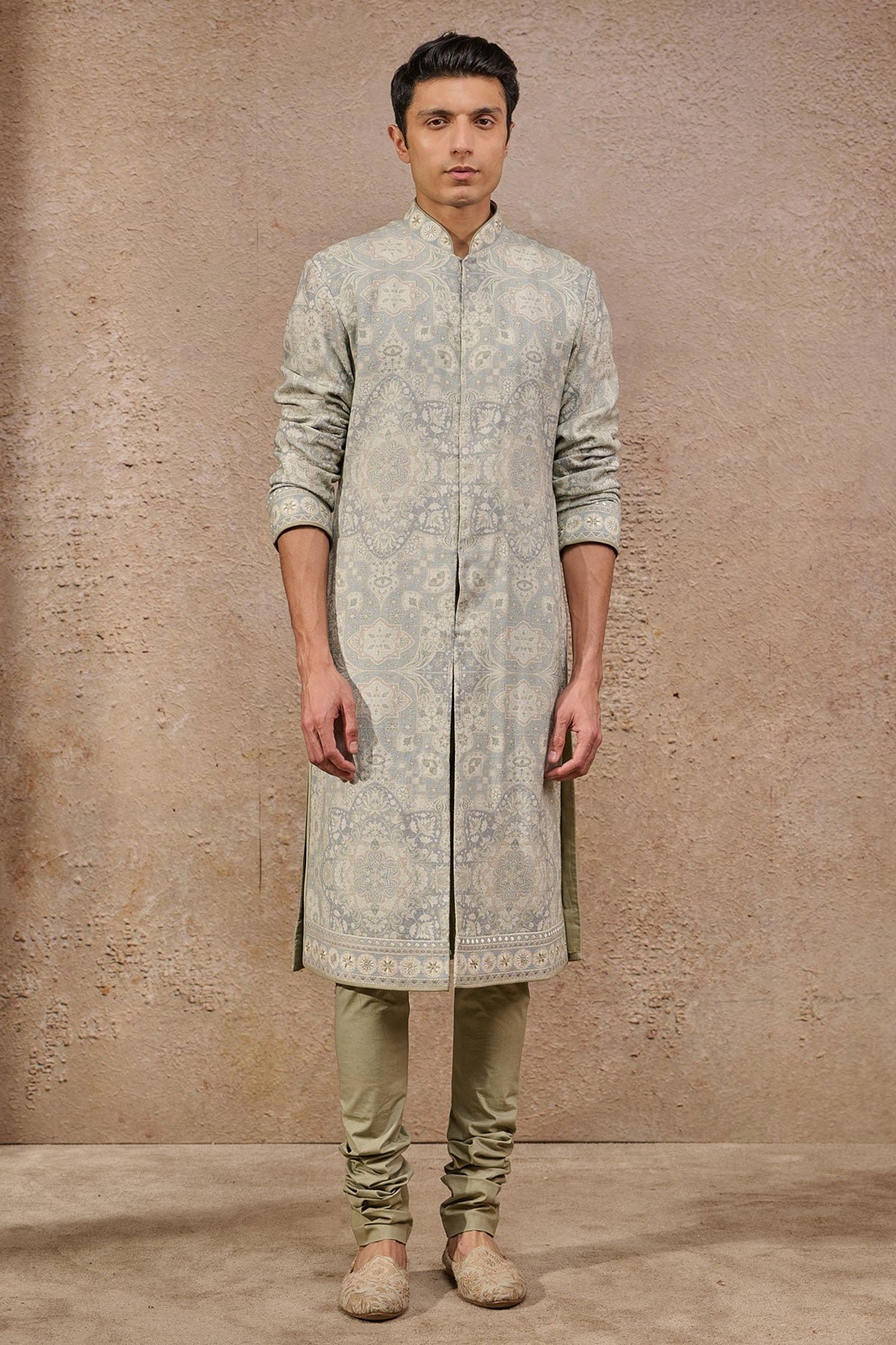 Languid Summer Front Open Printed Kurta