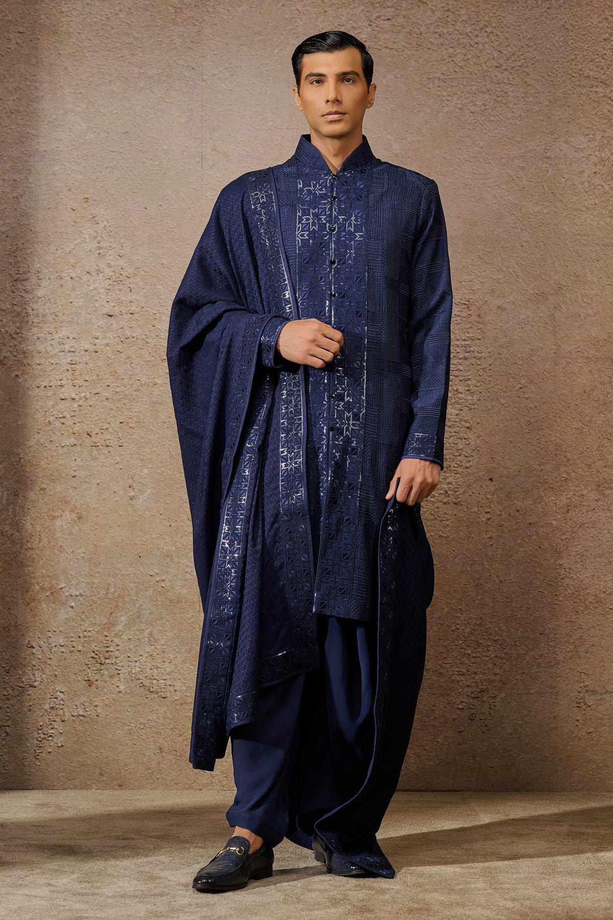 Otherworldly Textured Kurta Set