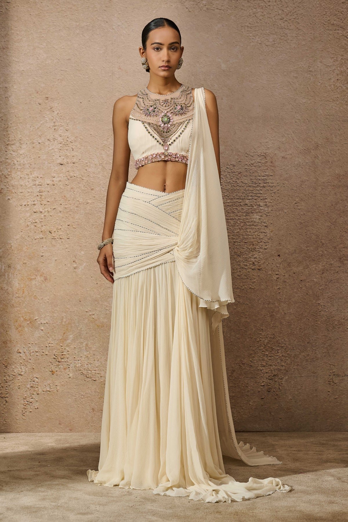 Otherworldly Sculpted Concept Saree