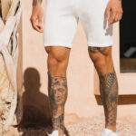 Cedro Knit Shorts in White