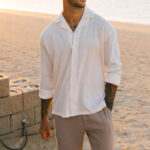 Fiorano Long Sleeve Relaxed Fit Shirt in White