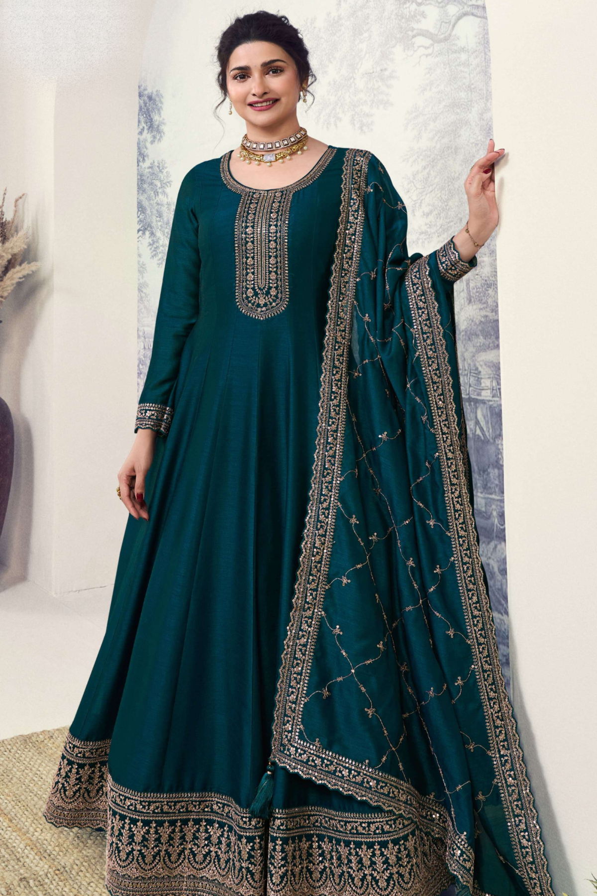 Designer Anarkali Suits With Dupatta For Wedding & Party Wear