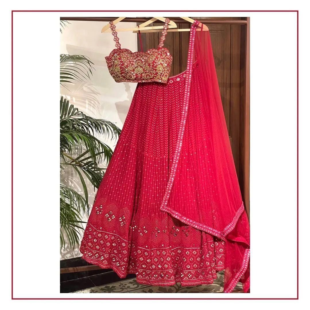 Pink  Georgette Thred With Sequnce  Work Fast Wear Choli For Women Or Girls