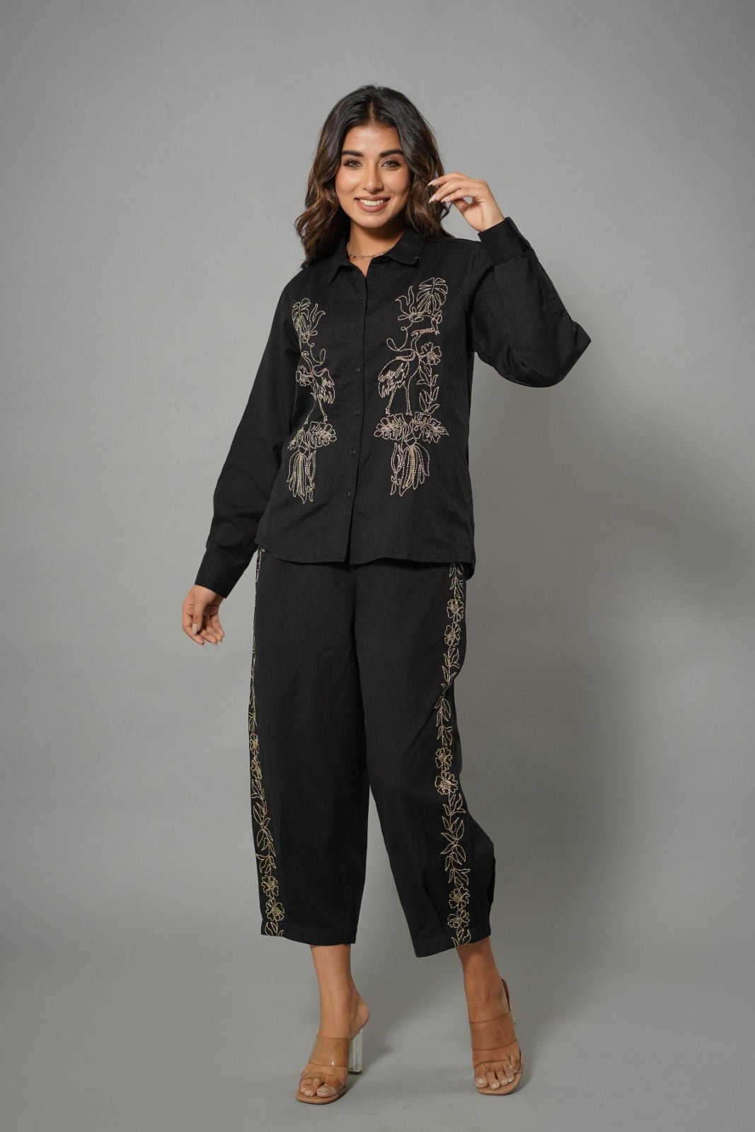 Elegant Embroidery Work Co-Ord Set