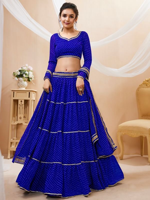 Blue Lehenga Choli For Women Or Girls