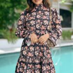 Leon Printed Backless Dress