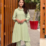 Sage Green Rayon Crepe Pant Set
