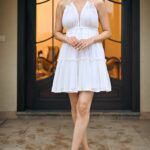 Paloma White Georgette Dress