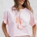 Alanna Cowgirl Club Graphic Tee - Pink