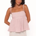 Zephyra Baby Doll Top - Pale Pink