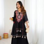 Embroidered Khadi Cotton Co-ord Set