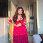Pink Heavy Faux Georgette Embroidered Anarkali Set