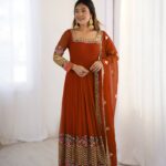 Heavy Georgette Anarkali Set
