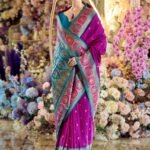 Lollipop Violet Festive Saree