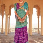 Byzantine Violet Premium Patola Festive Saree