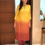 Rust Modal Satin Ombre Co-Ord Set